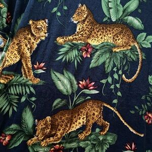 Cheetah/Leaf Print Dress